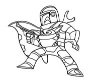 The Mandalorian con Baby Yoda