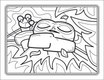 Baby Yoda con su gran poder