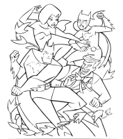 Luchando contra Batman