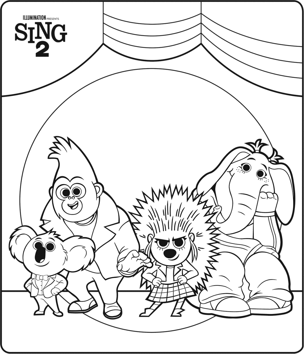 johnny coloring pages for kids sing