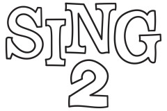 Colorear Canta 2 poster Ingles