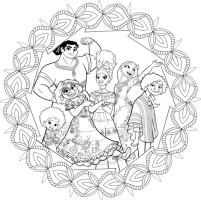 Mandalas de Encanto Familia Madrigal