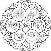 Mandalas de Encanto con la familia