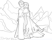 Elsa y Anna grandes hermanas