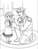 Elsa muy joven y su padre