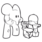 Pocoyo y Elly