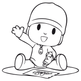 Pocoyo te saluda