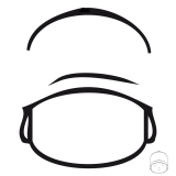 Mascara de Pocoyo para Colorear