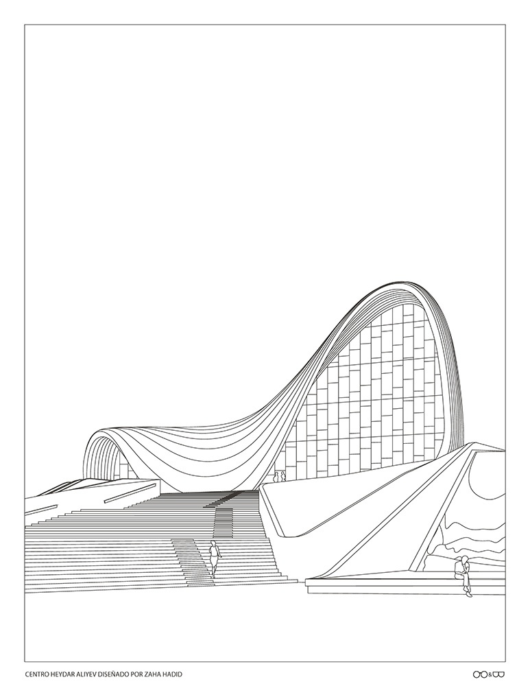 Arquitectura para Colorear Vol. II de Carmelina&Aurelio - Dibujalia