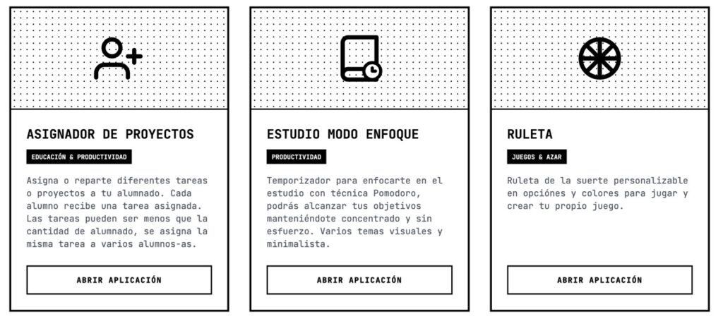 Dibujalia Tools. Suite de Aplicaciones para docentes.