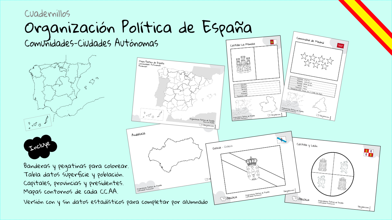 Cuadernillo Comunidades Autonomas España Educación Primaria