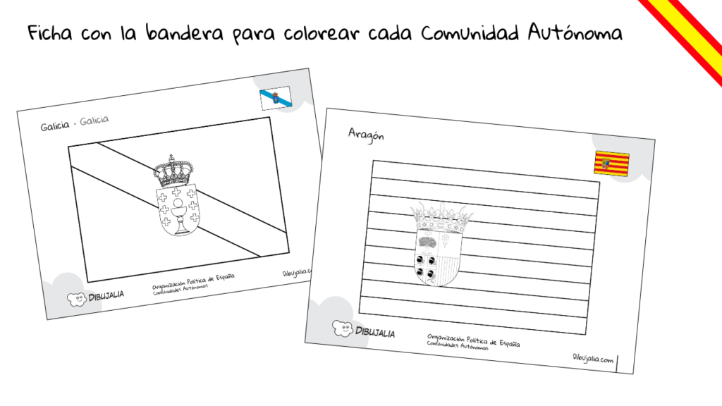 Cuadernillo Comunidades Autonomas España Banderas