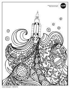 Ilustración de Artemis II Lanzamiento